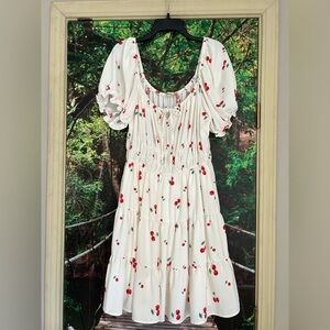 Liberty Love Rockabilly Retro Cherry Print Dress